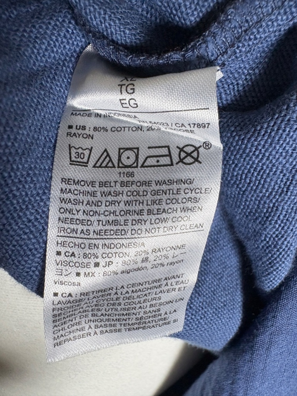 NWT Banana Republic Navy Gauze Dress / Size XL - Picture 7 of 8